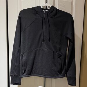 Athleta Black fleece lined Hoodie